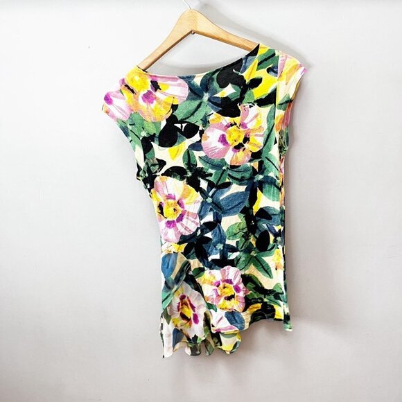 Anthropologie Alstroemeria Tee Floral Top by Deletta Size ‎ XS - Picture 3 of 5